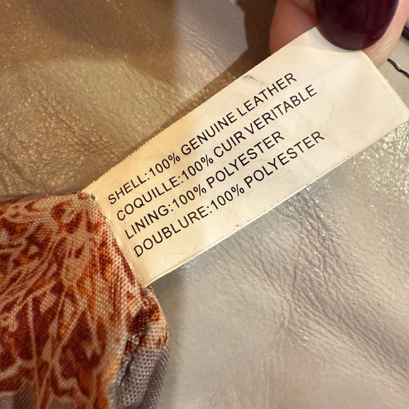 Hobo Gray Leather Crossbody Bag - Picture 8 of 8